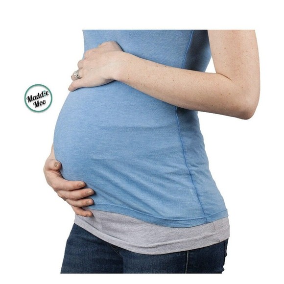 Maddie-Moo Set of 3 Women's Maternity Belly Band Clothing Extenders - Picture 5 of 9